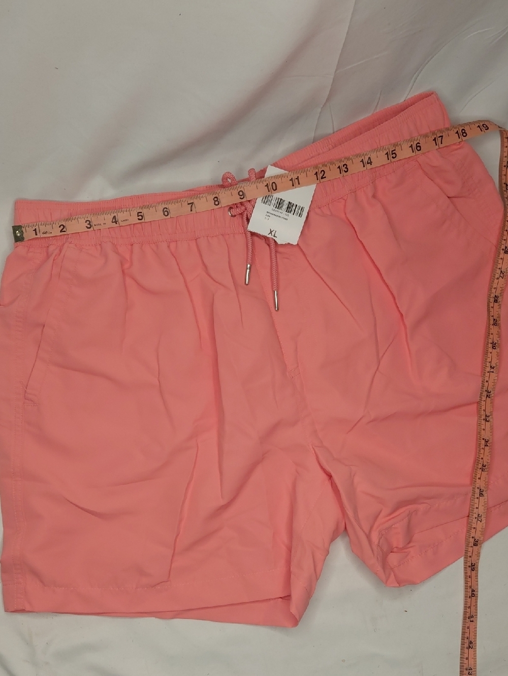Unisex Casual Drawstring Shorts - Pink, Black, Yellow, Coral, Blue - Picture 10 of 11
